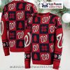 Washington Nationals Camouflage Personalized Christmas Sweater