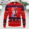 Washington Nationals Ugly Christmas Sweater With Pug And Reindeer Antlers