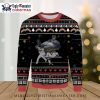 Uncle Sam Yankees Baseball Player Snowy Ugly Sweater