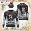 Classic Cleveland Guardians Logo Navy Crewneck Ugly Christmas Sweater