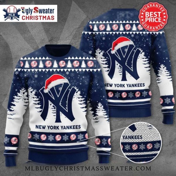 Yankees Santa Hat Classic Ugly Christmas Sweater